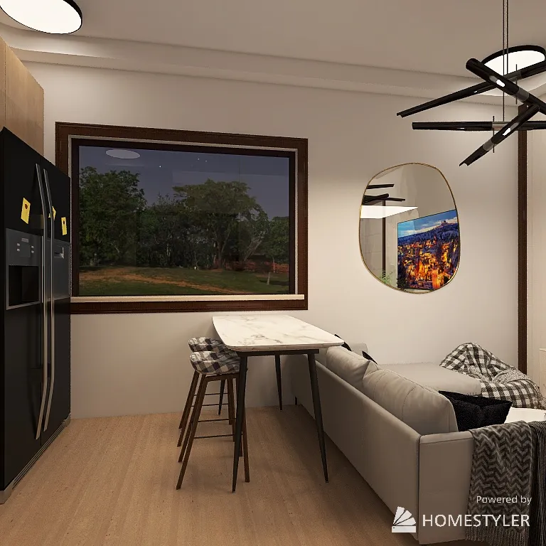 single person house 3d design renderings