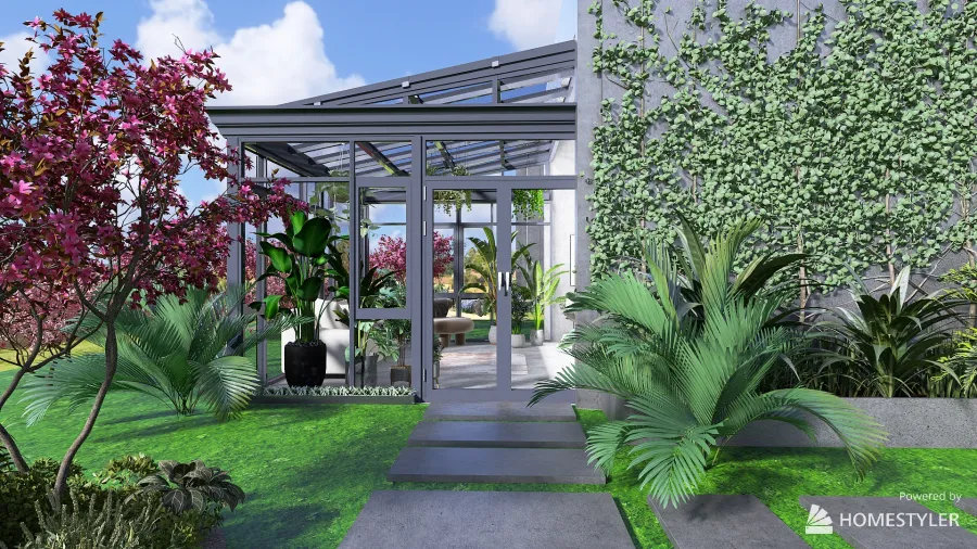 Exploring the Garden: A Study of Nature's Beauty 3d design renderings