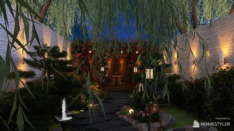 Garden studio - Hidden treasure 3d design renderings
