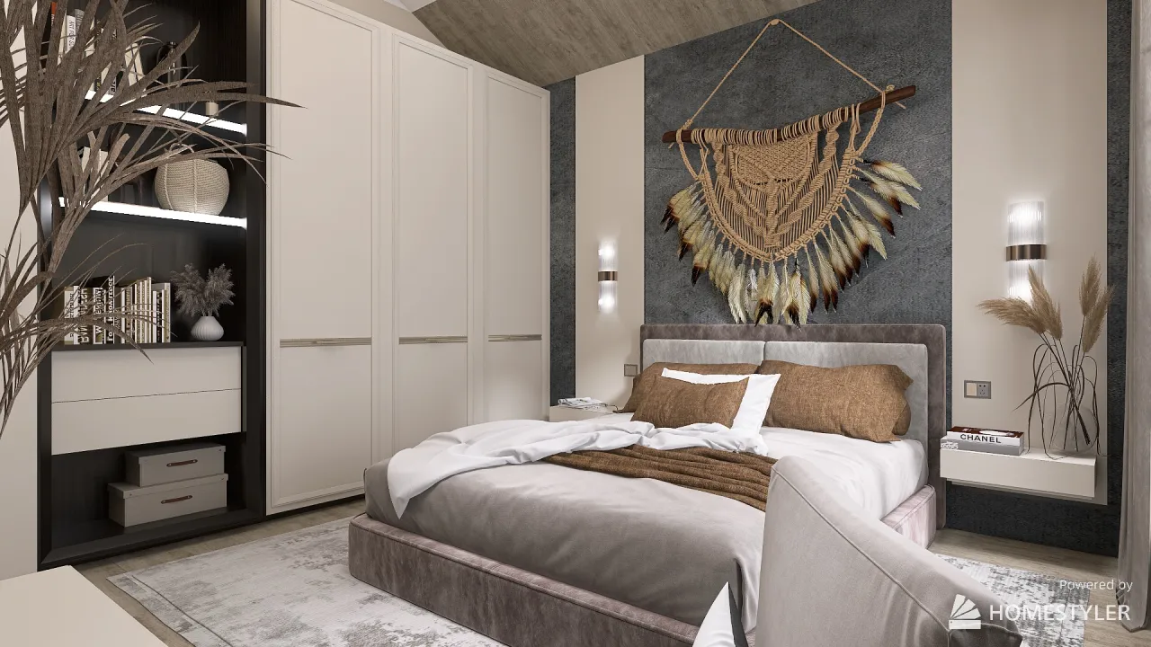 MasterBedroom 3d design renderings