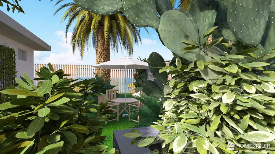 Garden studio 3d design renderings