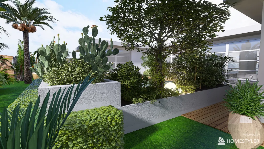 Garden studio 3d design renderings