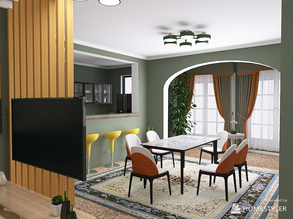 Honeycomb House Design 3d design renderings