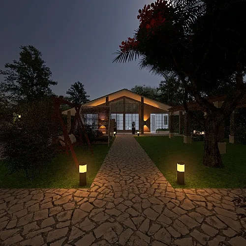Villa Forest 3d design renderings