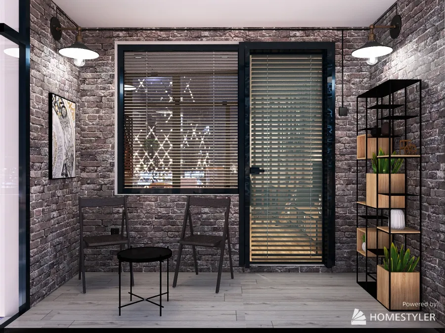 loft for men 3d design renderings