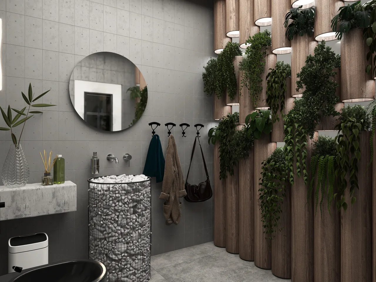 Bathroom 3d design renderings