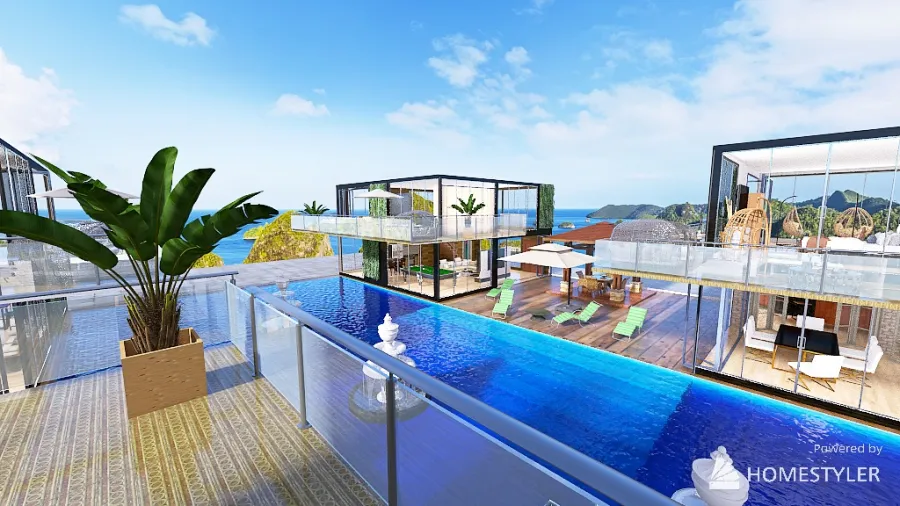 Resident Villas Community 3d design renderings
