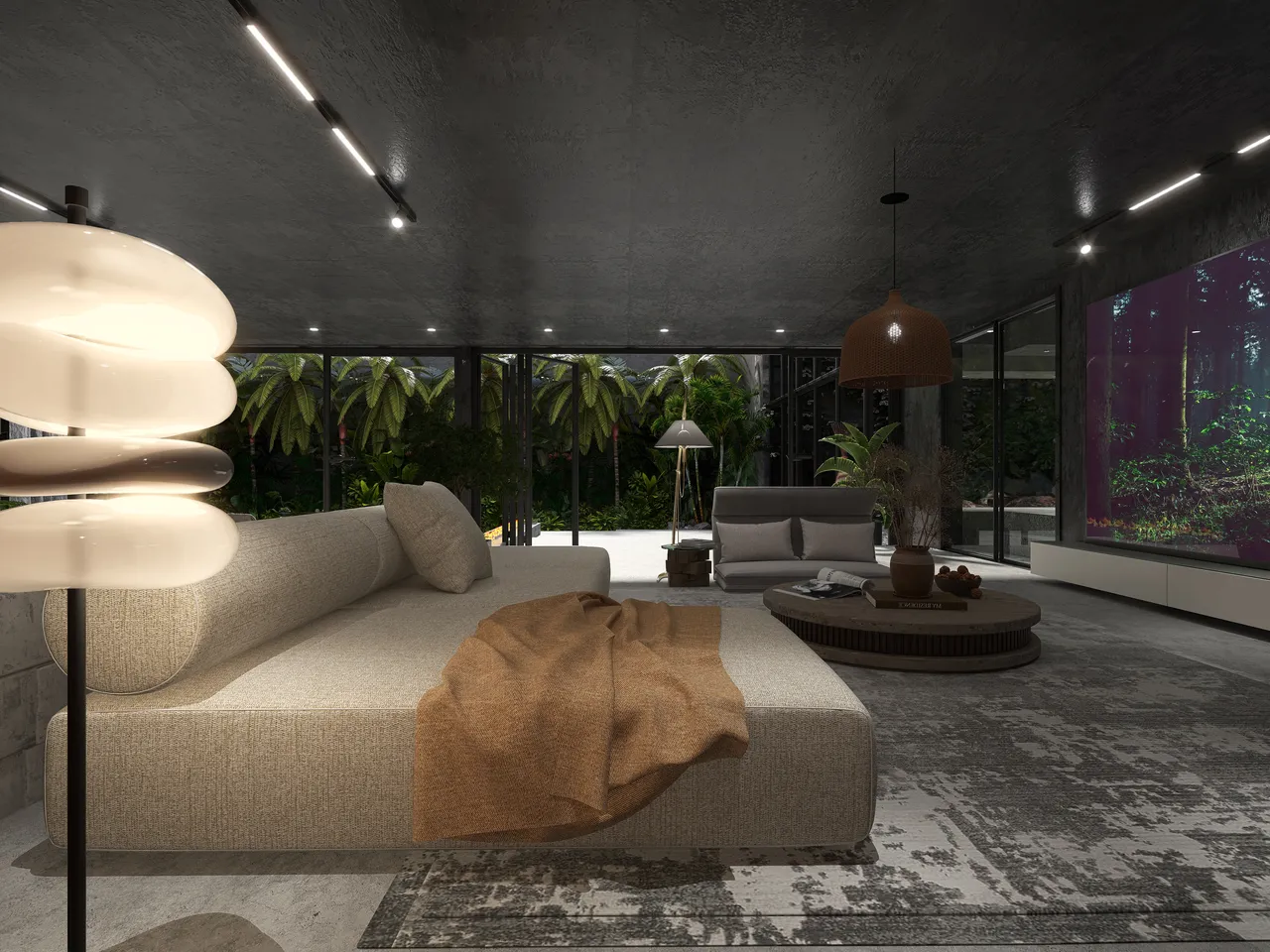 LivingRoom 3d design renderings