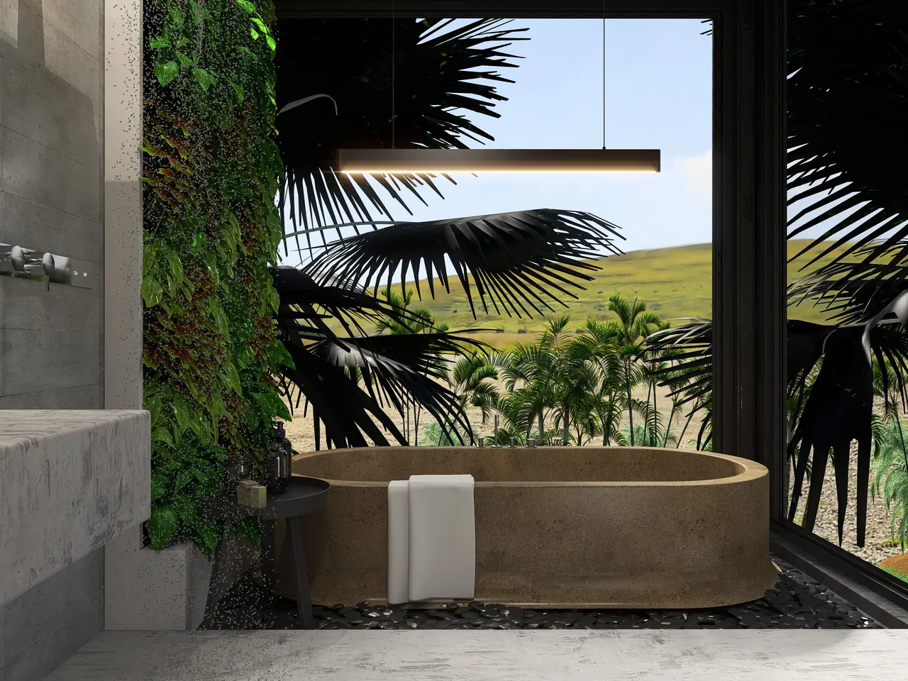 Bathroom 3d design renderings