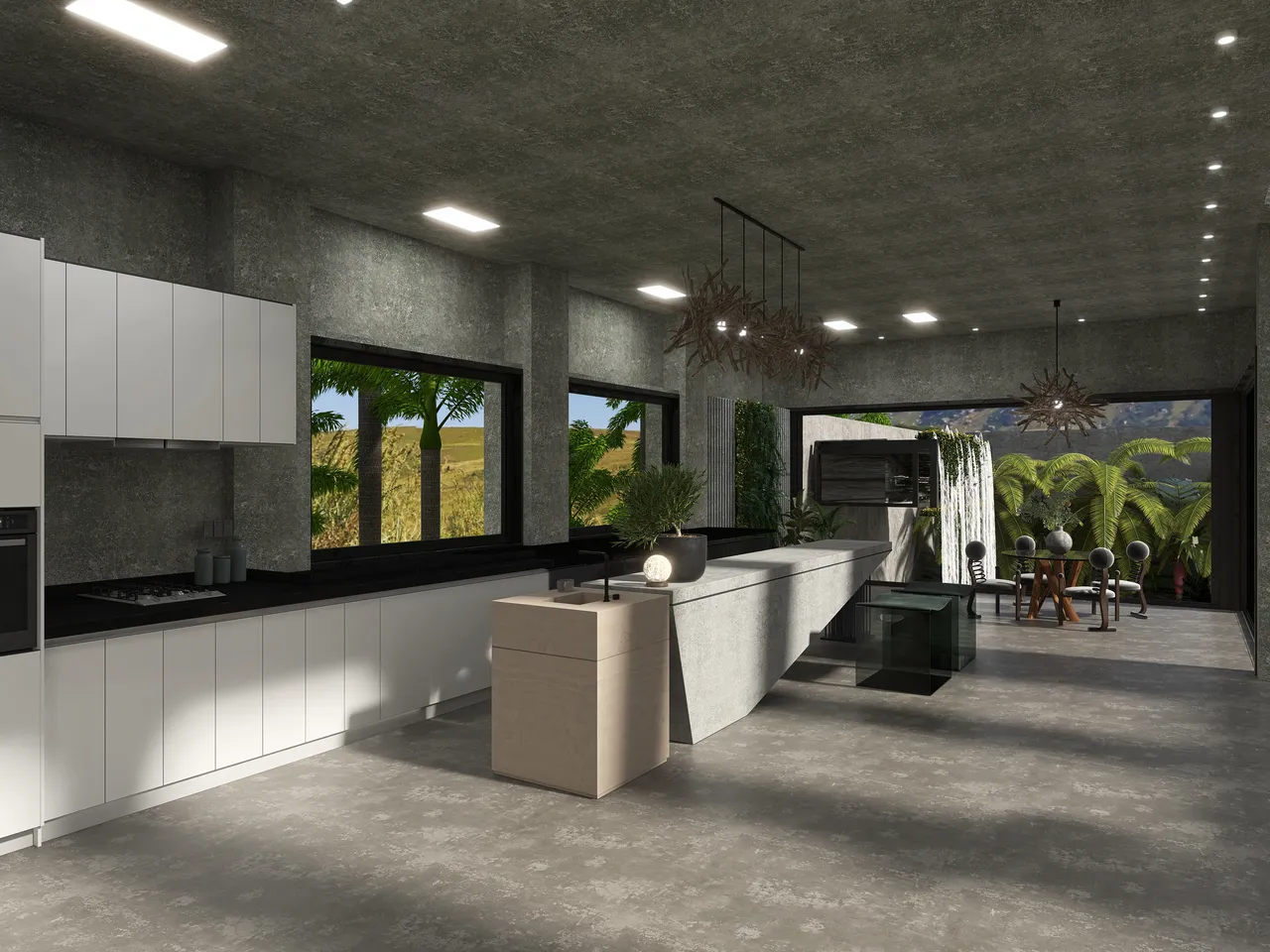 Kitchen 3d design renderings