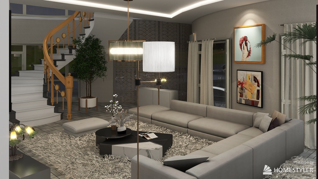 Modern house 3d design renderings