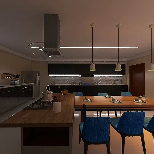 Cozinhha 3d design renderings
