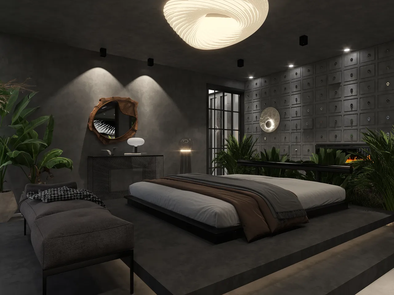 Bedroom 3d design renderings