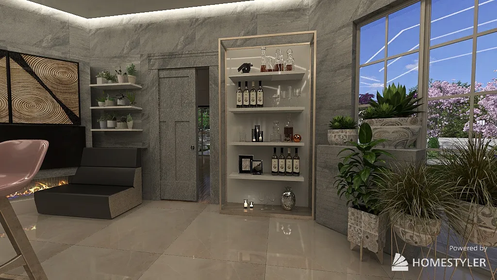 LivingDiningRoom 3d design renderings