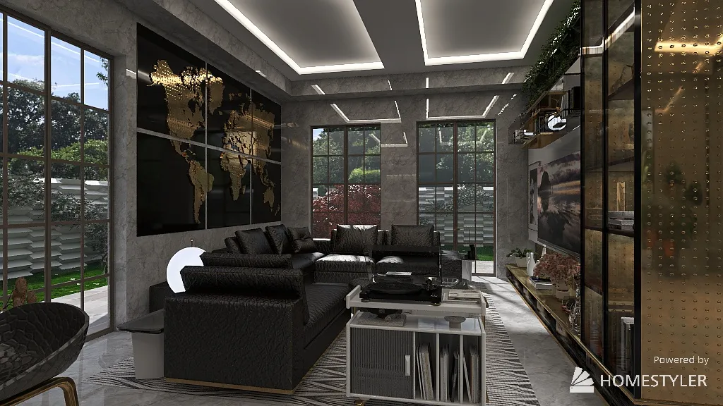 Lounge 3d design renderings