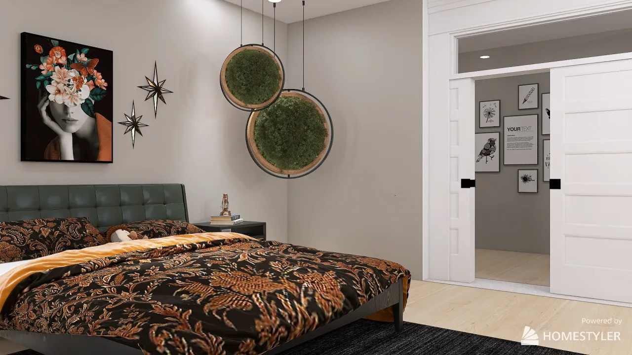 Bedroom 3d design renderings