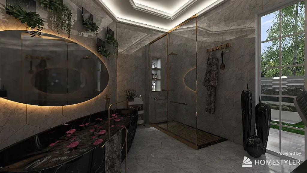 Bathroom 3d design renderings