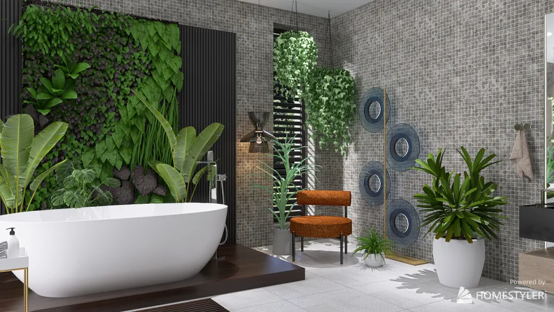 Lisa's Indoor Oasis 3d design renderings