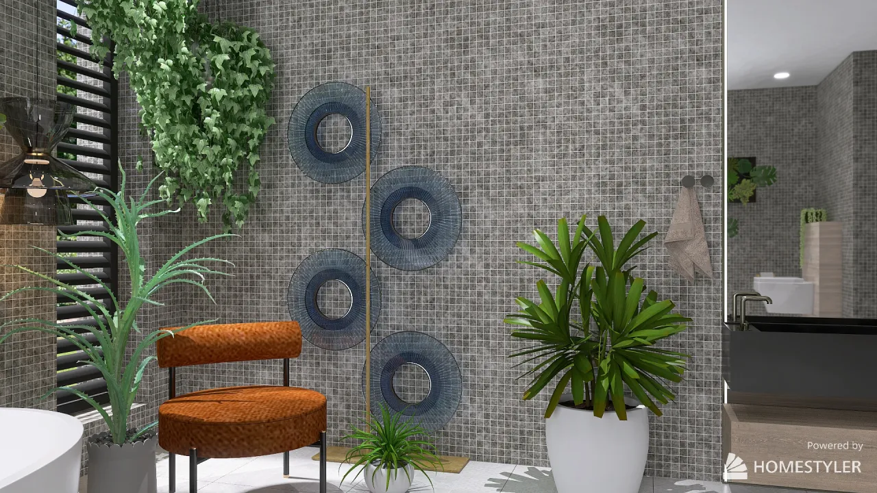 Bathroom 3d design renderings