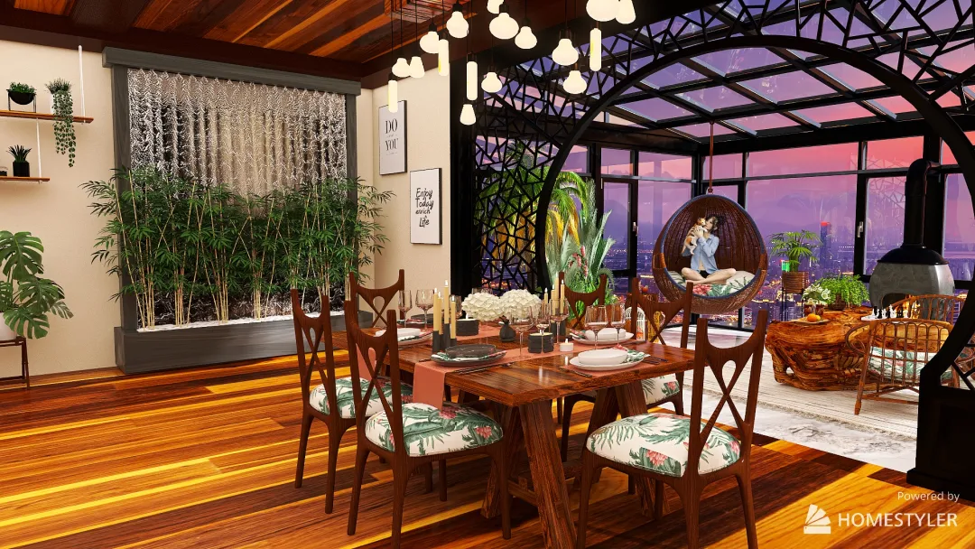 Tropical Oasis 3d design renderings