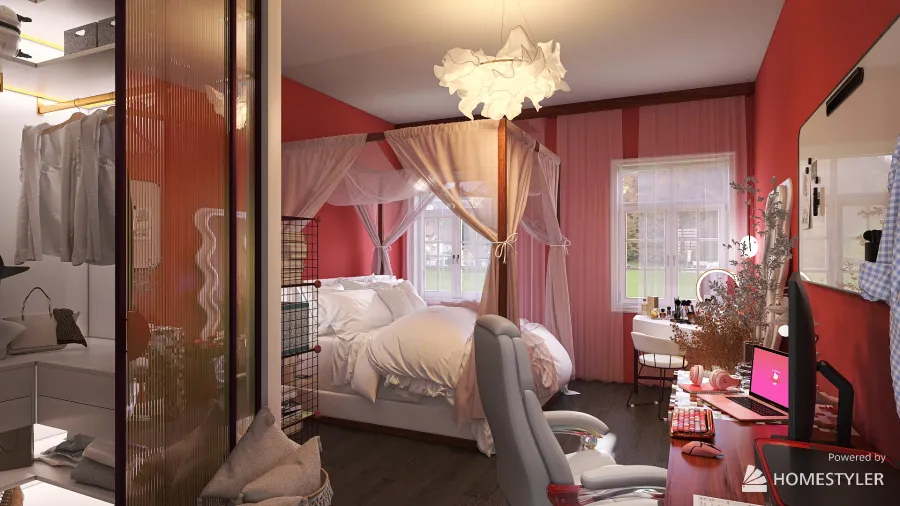 Bedroom 4. 3d design renderings