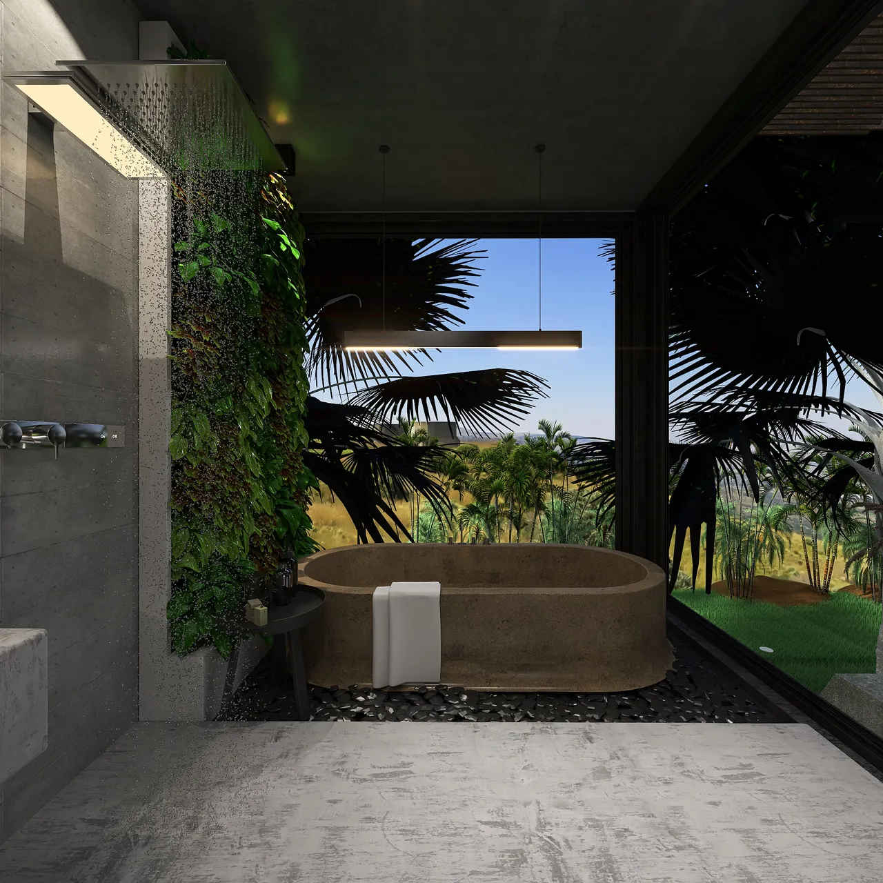 Bathroom 3d design renderings