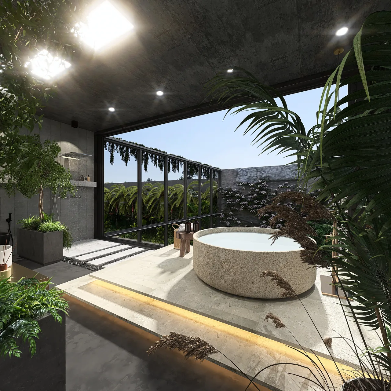 MasterBathroom 3d design renderings