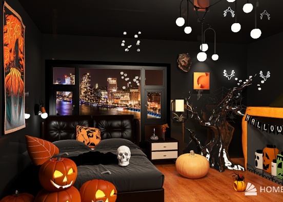 Halloween House Design Rendering