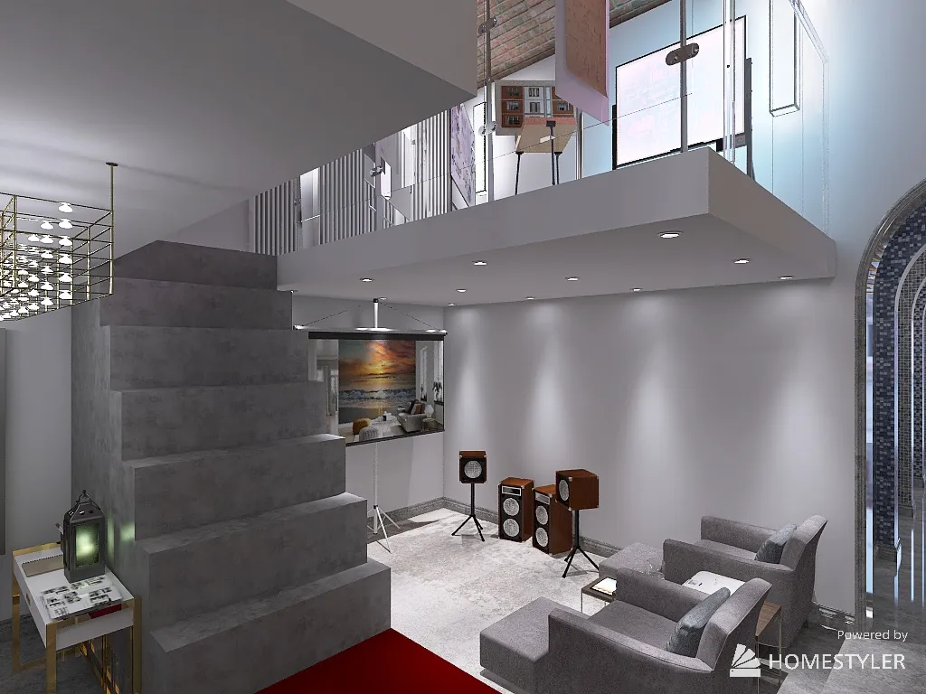 Lounge 3d design renderings