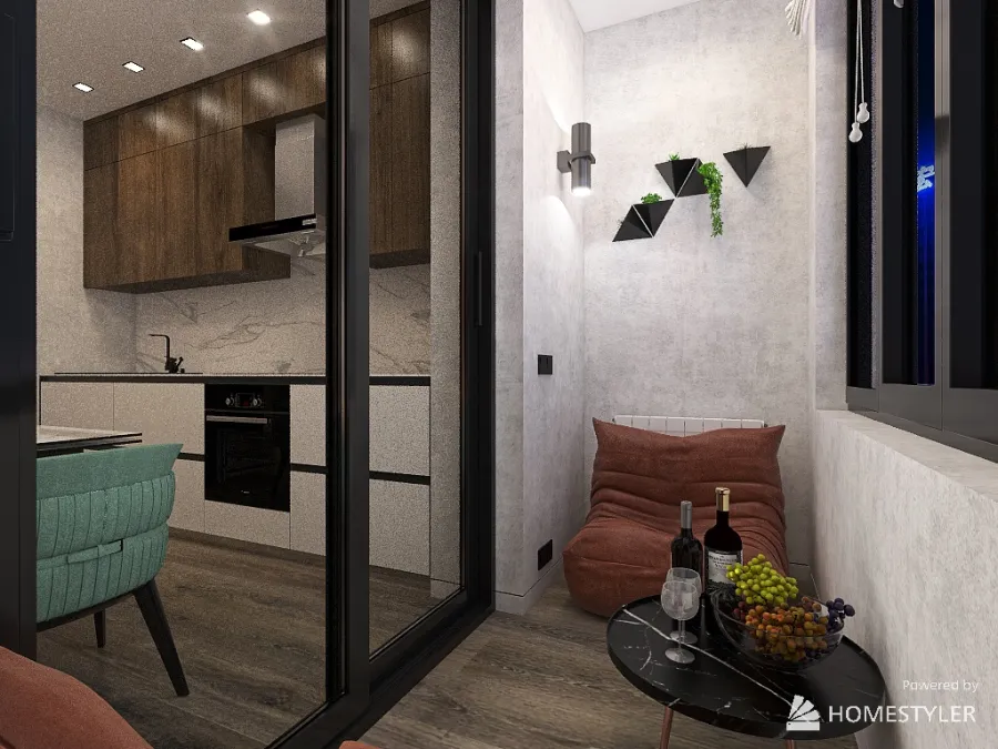 Appartments at Aktau city, microdistrict 3, new haus 3d design renderings