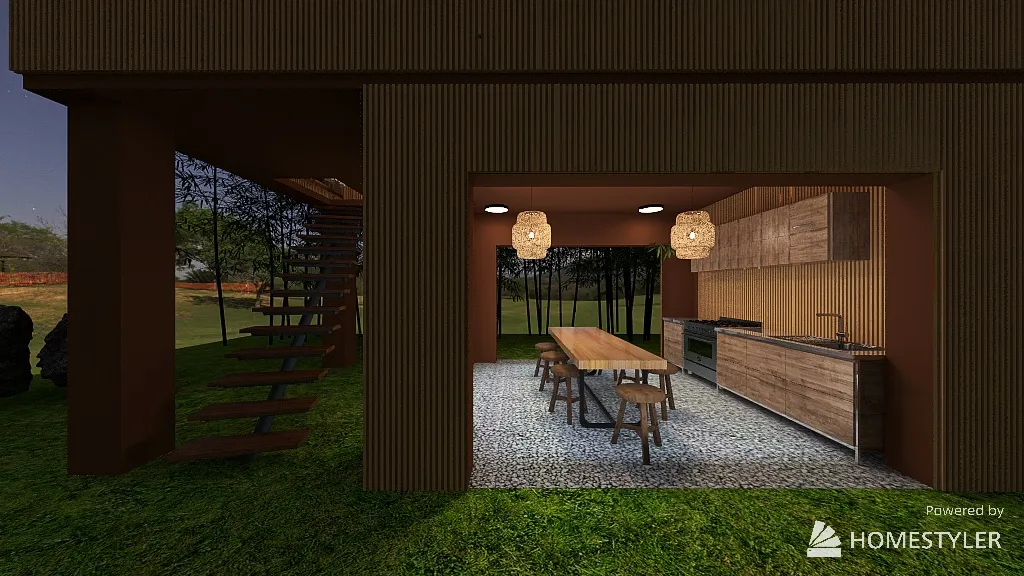 Farm House Design 3d design renderings