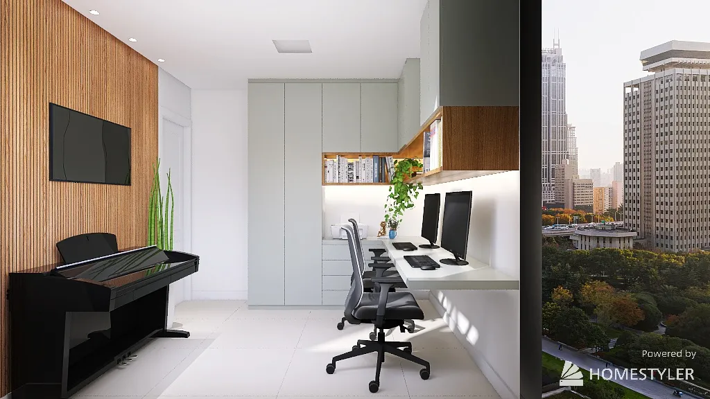 Consultoria isabela - escritorio 3d design renderings