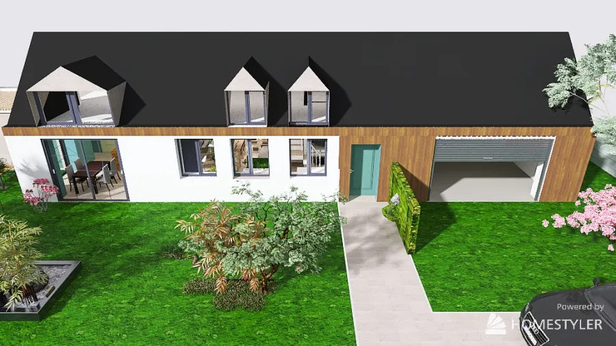Complete Roof 3d design renderings