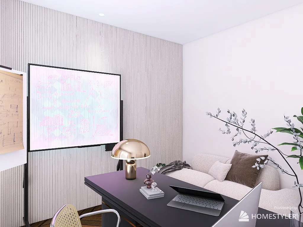 SecondBedroom 3d design renderings