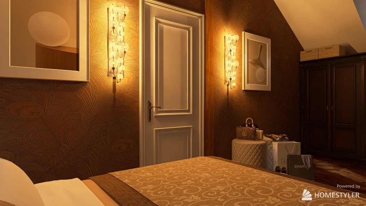 MasterBedroom 3d design renderings