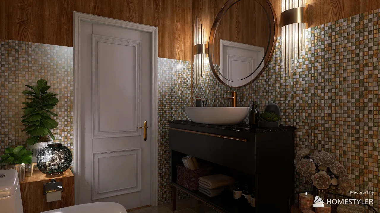 Bathroom 3d design renderings