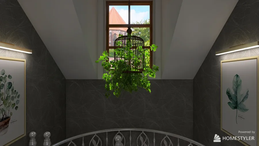House with dorm window 3d design renderings