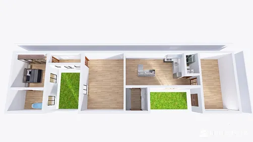 Roof line 2024 180m2 Library Studio House