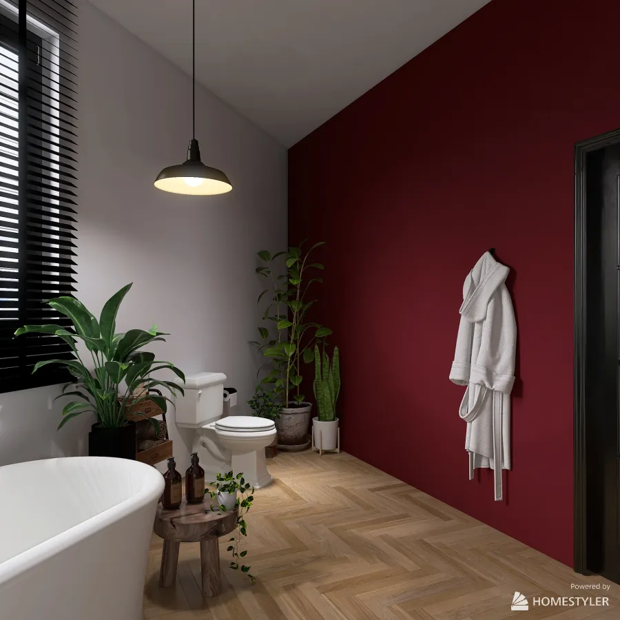 Indoor jungle 3d design renderings