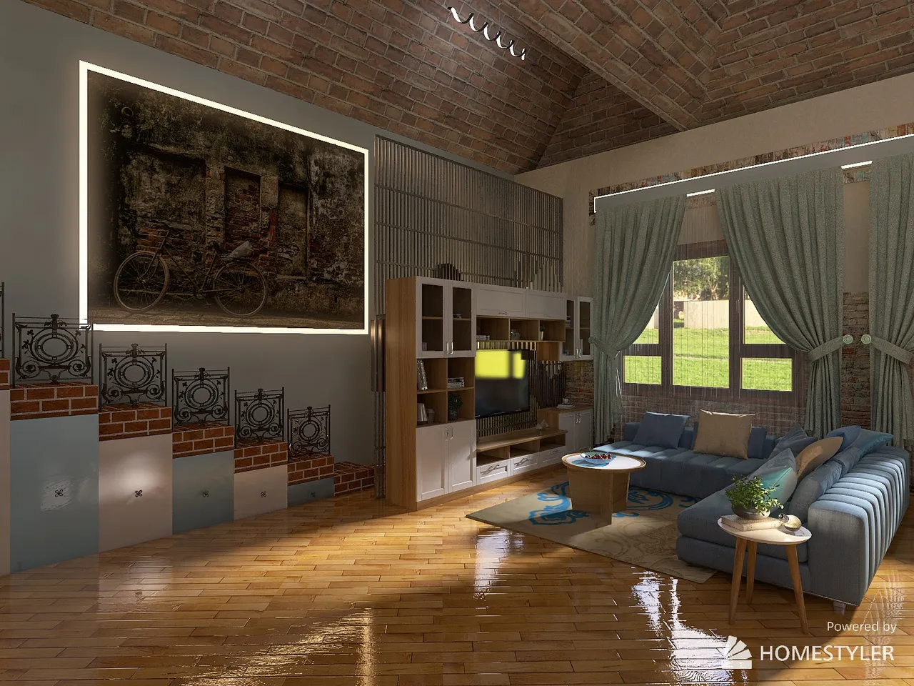 LivingRoom 3d design renderings