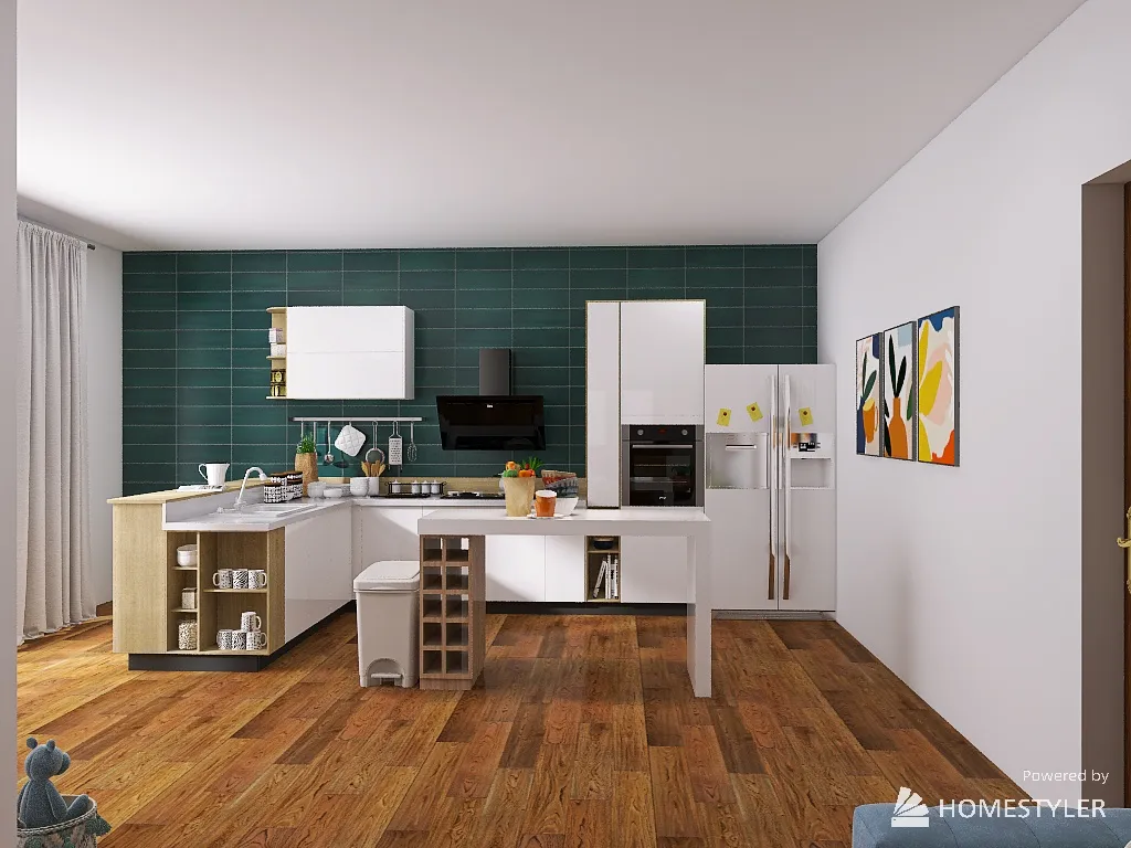 Single Mom Apartment 3d design renderings