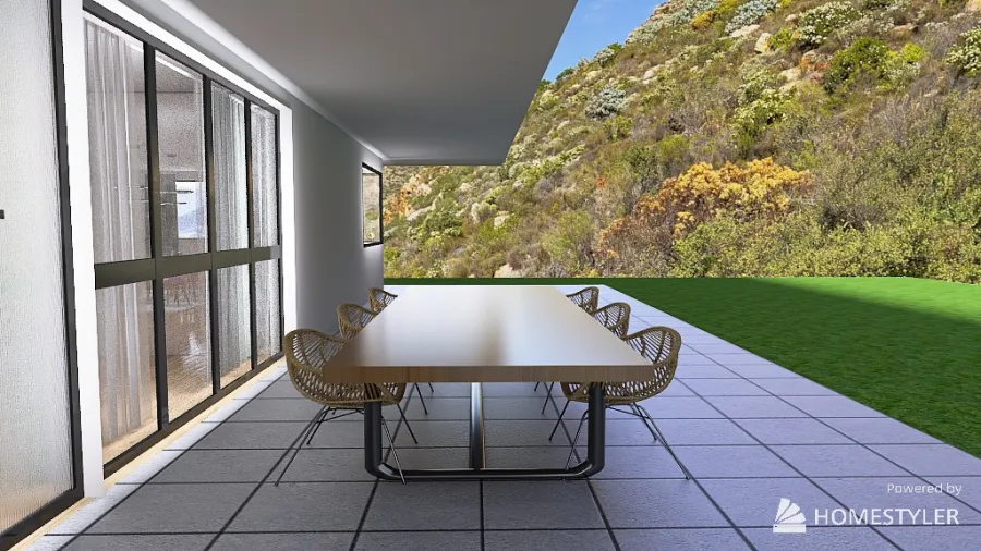 Moderne Villa 3d design renderings