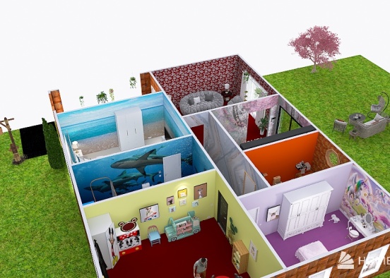 House of color Design Rendering
