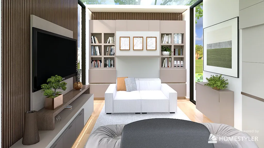 Garden Shed/Hobby Room/Office/Guest Room/Home Cinema 3d design renderings