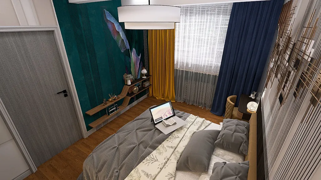 SecondBedroom 3d design renderings