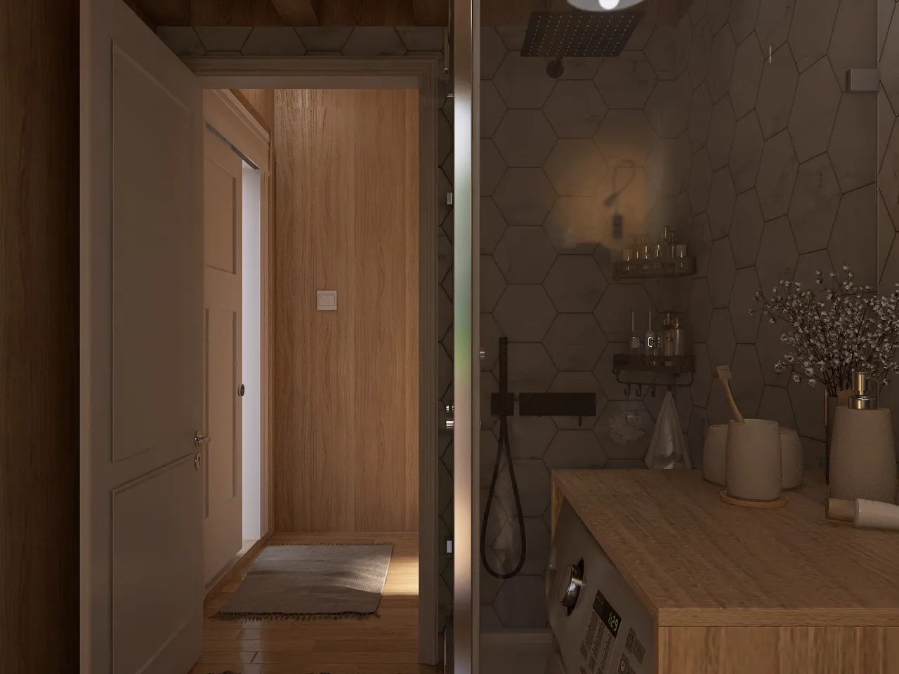 Bathroom 3d design renderings