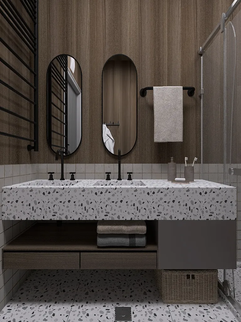 Bathroom 3d design renderings