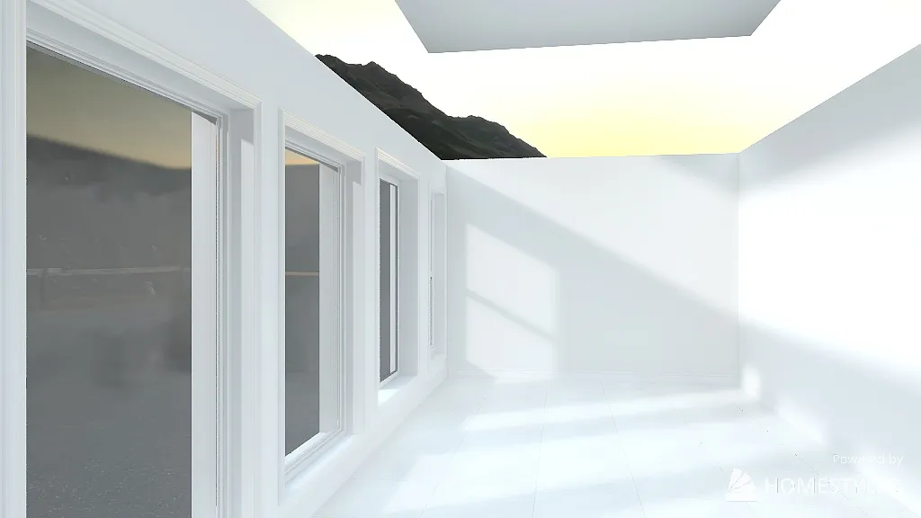 5 Wabi Sabi Empty Room 3d design renderings