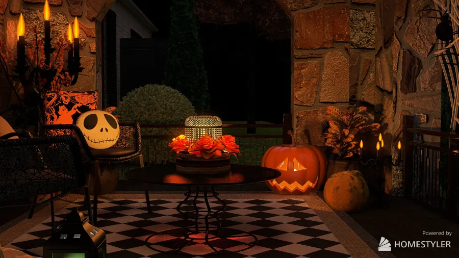 Halloween Memories 3d design renderings