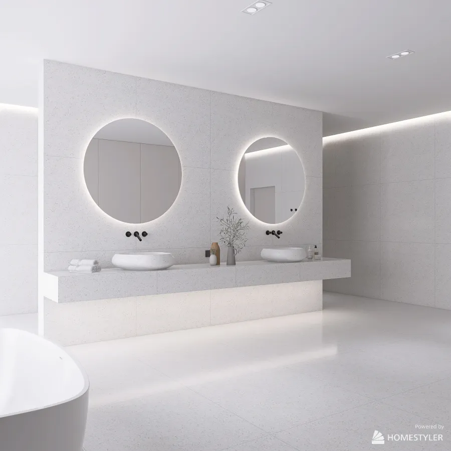 badroom 3d design renderings